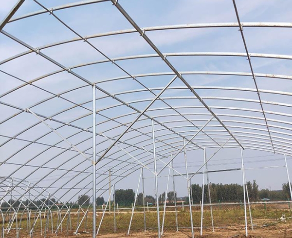 溫室骨架施工