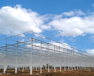 荷蘭噴塑玻璃溫室骨架
